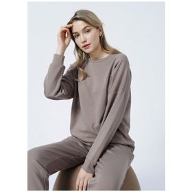 Fabrika Homewear Koleksiyonu Vizon Kadın Sweatshirt