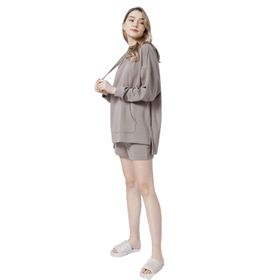 Fabrika Homewear Koleksiyonu Vizon Kadın Sweatshirt
