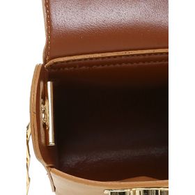 Fabrika LABELS 10x17x6 cm Bej Kadın Postacı Çantası