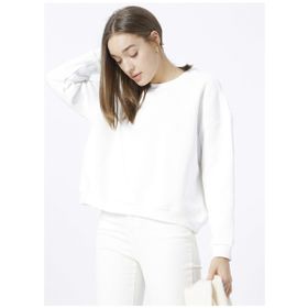 Fabrika Ravello Bisiklet Yaka Ekru Kadın Sweatshirt