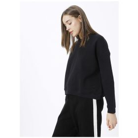 Fabrika RAVELLO Bisiklet Yaka Siyah Kadın Sweatshirt