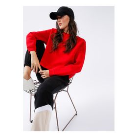 Fabrika Ravello Y Kırmızı Kadın Sweatshirt