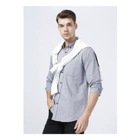 Fabrika ROBERTO Slim Fit Düz Erkek Gömlek