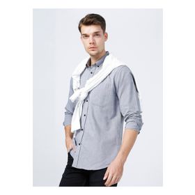 Fabrika ROBERTO Slim Fit Düz Erkek Gömlek