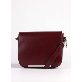Fabrika SHINY- GRANT Bordo Kadın 20x17x8 cm Postacı Çantası