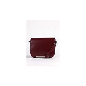 Fabrika SHINY- GRANT Bordo Kadın 20x17x8 cm Postacı Çantası