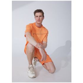 Fabrika Sports ARMIN O Yaka Düz Turuncu Erkek Sweatshirt