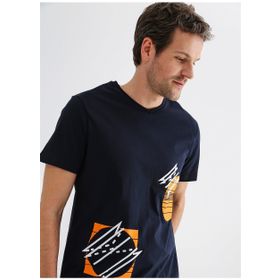 Fabrika Sports DIOG O Yaka Düz Lacivert Erkek T-Shirt