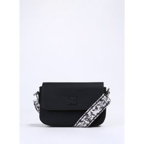 Fabrika Strap-Benve Siyah Kadın Omuz Çantası