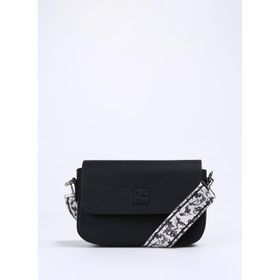 Fabrika Strap-Benve Siyah Kadın Omuz Çantası