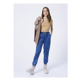 Fabrika TEYO V Yaka Basic Düz Kadın T-Shirt