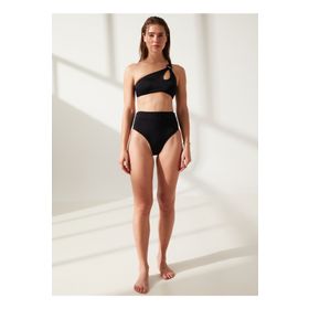 Fabrika Tige Siyah Kadın Bikini Alt