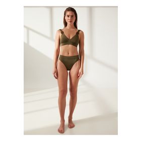 Fabrika Yebra Haki Kadın Bikini Alt