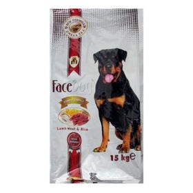 Face Dog 15 kg Kuzu Etli Pirinçli Yetişkin Köpek Maması