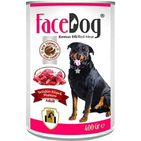 Face Dog Kırmızı Etli Köpek Maması 400 gr