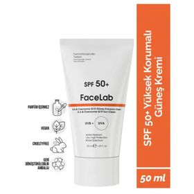 Facelab 50 ml Yüksek Koruyucu SPF 50 Leke Karşıtı Güneş Kremi