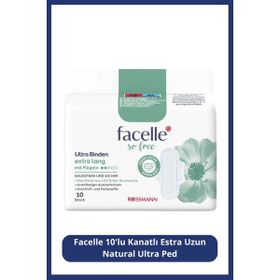 Facelle 10'lu Kanatlı Estra Uzun Natural Ultra Ped