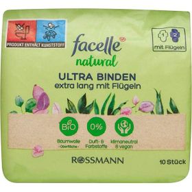 Facelle 10'lu Kanatlı Estra Uzun Natural Ultra Ped
