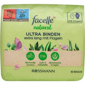 Facelle 10'lu Kanatlı Estra Uzun Natural Ultra Ped