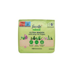 Facelle 10'lu Kanatlı Estra Uzun Natural Ultra Ped