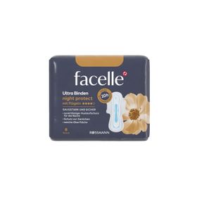 Facelle Kanatlı Extra Gece Koruyucu 8'li Ultra Ped