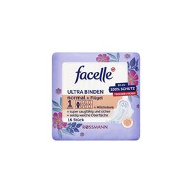 Facelle Ultra Kanatlı Normal Laktik Asit 16'lı Ped