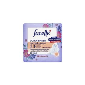 Facelle Ultra Kanatlı Normal Laktik Asit 16'lı Ped