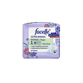 Facelle Ultra Normal Kanatlı Aloe Veralı 16 Adet Ped