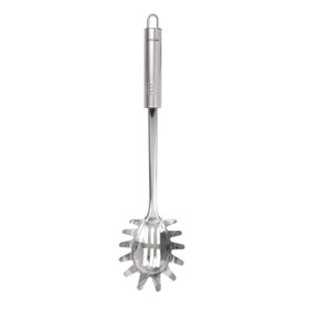 Fackelmann 40477 30 cm Nirosta Oval Griff Spaghetti Kepçe