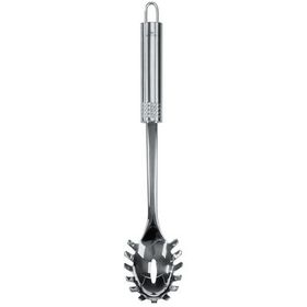 Fackelmann 40477 30 cm Nirosta Oval Griff Spaghetti Kepçe