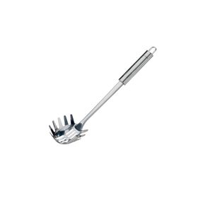 Fackelmann 40477 30 cm Nirosta Oval Griff Spaghetti Kepçe