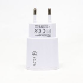 Factor-M Çift Çıkışlı 2.1a Micro Ev Tipi Şarj Aleti
