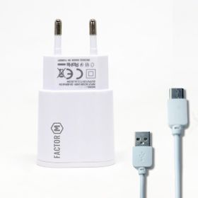 Factor-M Çift Çıkışlı 2.1a Type C Ev Tipi Şarj Aleti