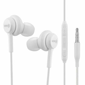 Factor-M Extra Bass Kulakiçi Beyaz Mikrofonlu Kablolu Kulaklık