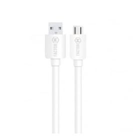 Factor-M Micro 2.4A 1 mt Beyaz Data ve Şarj Kablo