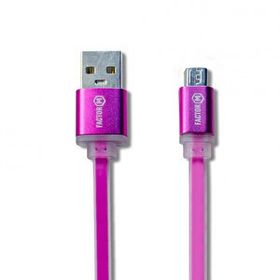 Factor-M Micro 3A 1.20 m Pembe Data ve Şarj Kablo