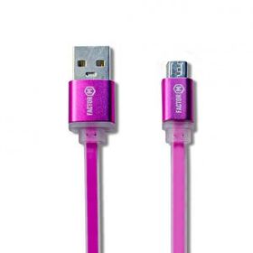 Factor-M Micro 3A 1.20 m Pembe Data ve Şarj Kablo