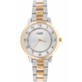 Fado RH0076 Metalik Gri - Gold Kadın Kol Saati