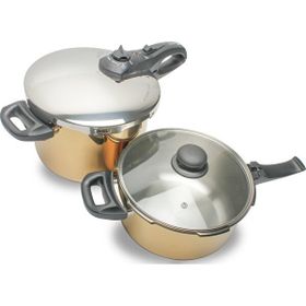 Fagor 003W44FU Duo 4+6 lt Titanium Düdüklü Tencere