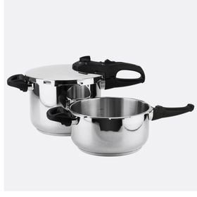 Fagor Duo 4+6 lt Gri Düdüklü Tencere