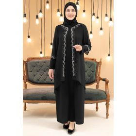 Fahima Efsun FHM628 Siyah Kadın Abiye Elbise