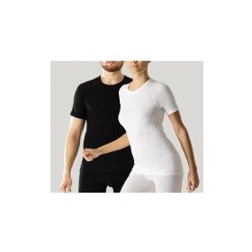 Fai 1005 Kısa Kollu Sıfır Yaka Siyah Unisex Termal Fanila