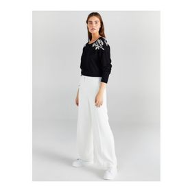 Faik Sönmez 00081 Ekru Kadın Pantolon