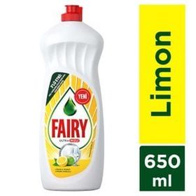 Fairy 650 ml Limon Sıvı Bulaşık Deterjanı