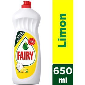 Fairy 650 ml Limon Sıvı Bulaşık Deterjanı