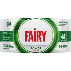 Fairy Beyaz Sabun 100'lü Power Yüzey Temizlik Havlusu