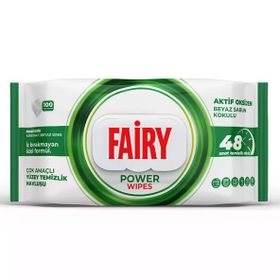 Fairy Beyaz Sabun 100'lü Power Yüzey Temizlik Havlusu
