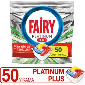 Fairy Bulaşık Makinesi Deterjanı Platinum Plus Tablet 50'li