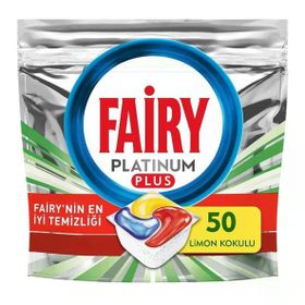 Fairy Bulaşık Makinesi Deterjanı Platinum Plus Tablet 50'li