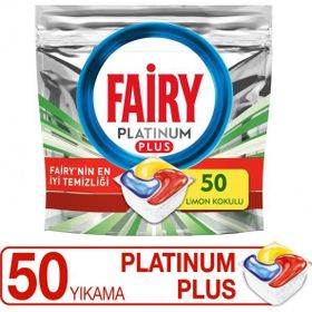 Fairy Bulaşık Makinesi Deterjanı Platinum Plus Tablet 50'li